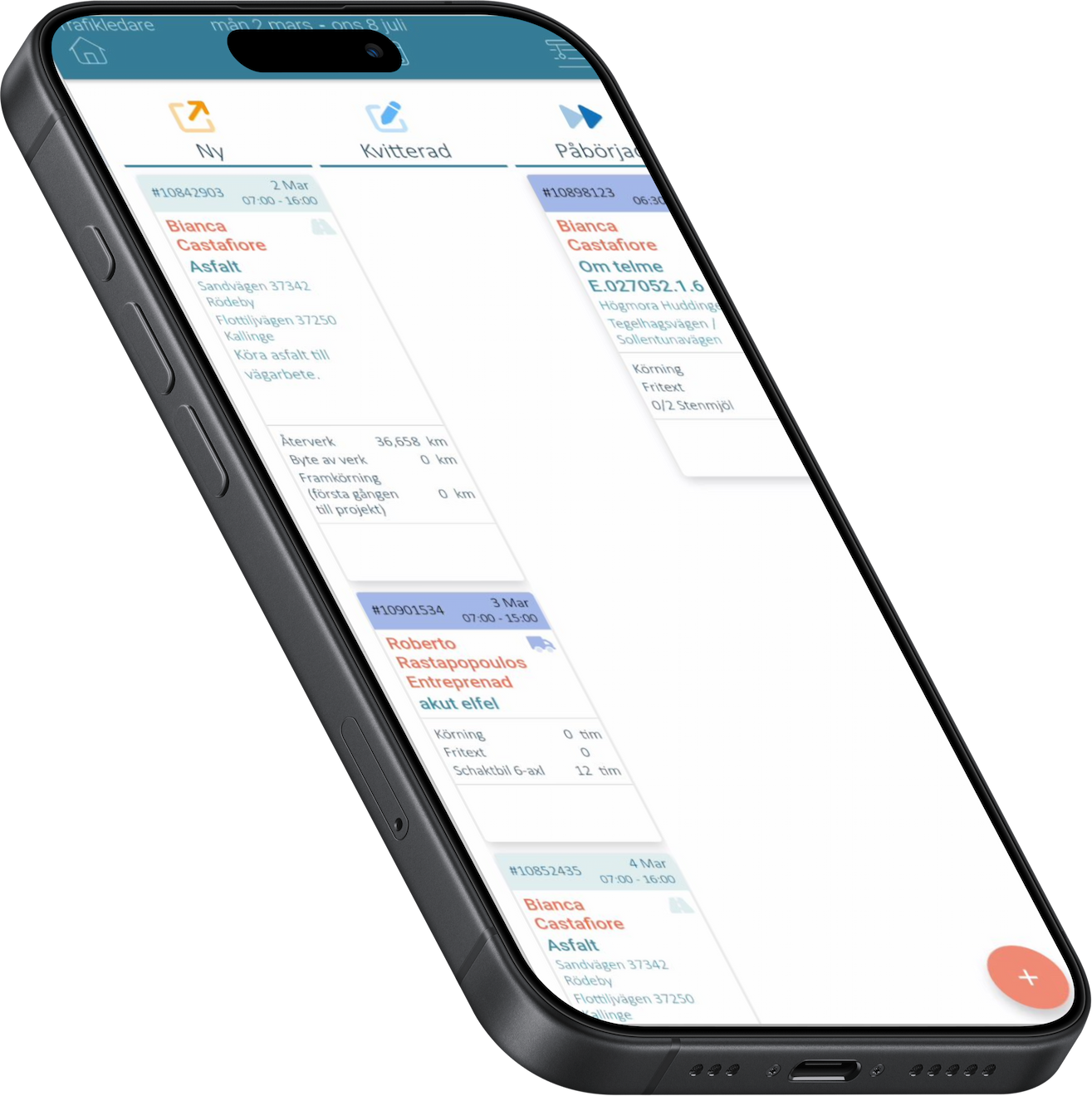 Telme Go — avslutad order